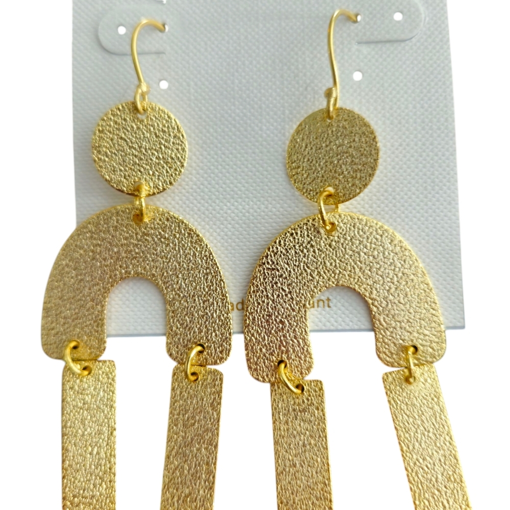 PANACEA Gold Tone Drop Earrings